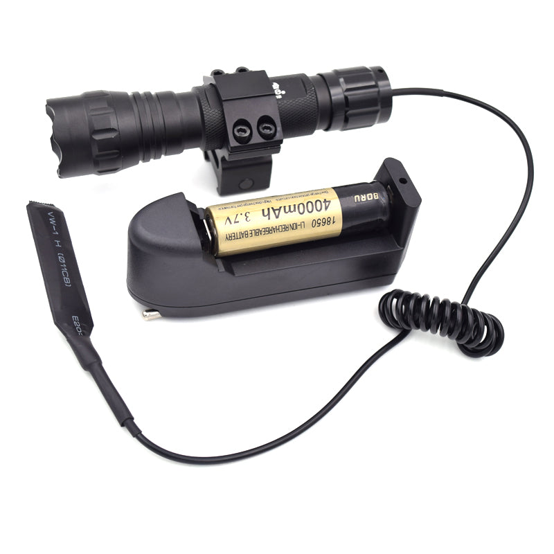 Tactical Flashlight Battery Charger